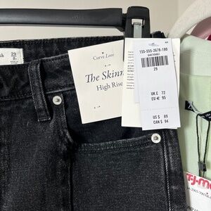 Abercrombie and Fitch Curve Love "The Skinny" High Rise Jeans